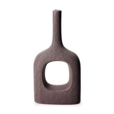 Imagem de Vaso Decorativo Marrom em Poliresina 40x20cm Mart