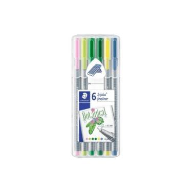 Imagem de Caneta Fineliner Staedtler Triplus Botanical 06 Cores