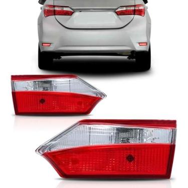 Imagem de Lanterna Traseira Corolla 2014 2015 2016 Tampa Sem Led - DEPO, Esquerd