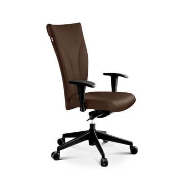 Imagem de Cadeira de Escritório Be-One Presidente Giratória Marrom