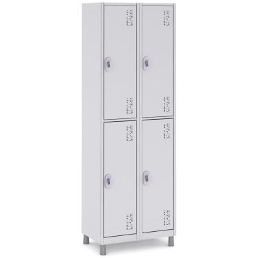 Imagem de Roupeiro Aço 4 Portas Academia Locker Guarda Volume 10003