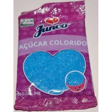 Imagem de Açúcar Colorido Azul 60g Junco