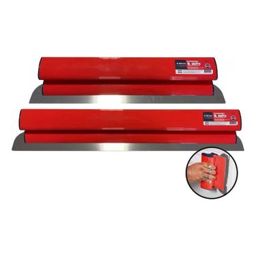 Imagem de Desempenadeira Berox 60cm + 80cm Aço Inox Para Massa Corrida