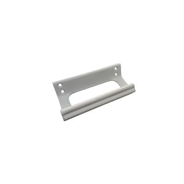 Imagem de Puxador Aluminio Madeira Buzio Porta Portao Branco 145mm
