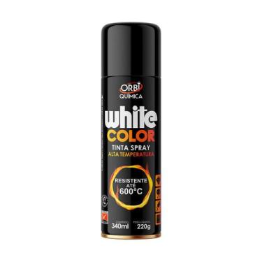Imagem de Tinta Spray Alta Temperatura 340ml Orbi Preto Resistência - Orbi Quími