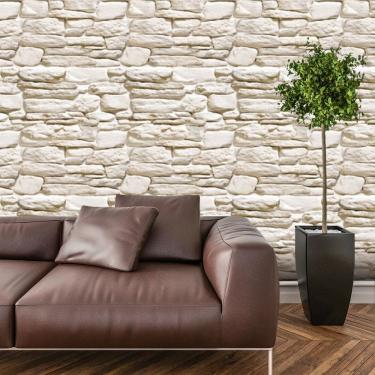 Imagem de Papel de Parede Adesivo Pedra Canjiquinha Rustica Lavável Cozinha 3 metros