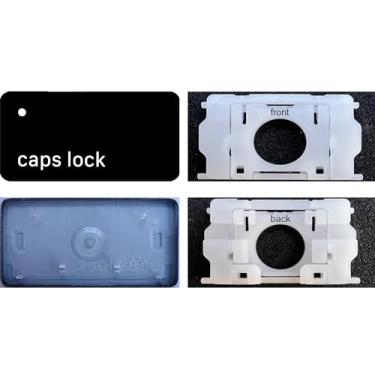 Imagem de Dolphin.dyl Tampa de chave individual de substituição com dobradiça para (M1 M2) MacBook Pro A2141 A2251 A2289 A2338 A2442 A2485 MacBook Air A2179 A2337 A2681 (chave de bloqueio)