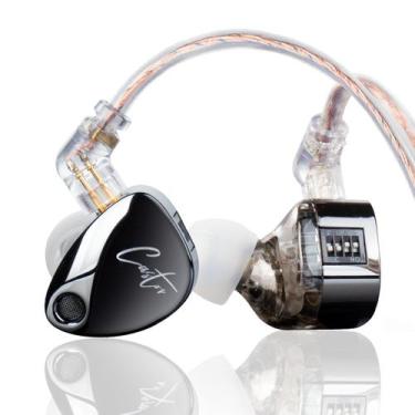 Imagem de Fones de ouvido com monitor intra-auricular KZ Castor HiFi Dual-Dynami