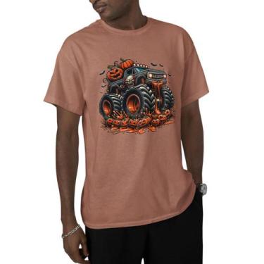 Imagem de Camiseta Masculina Algodão Premium Street Estampa Monster Truck Carro 