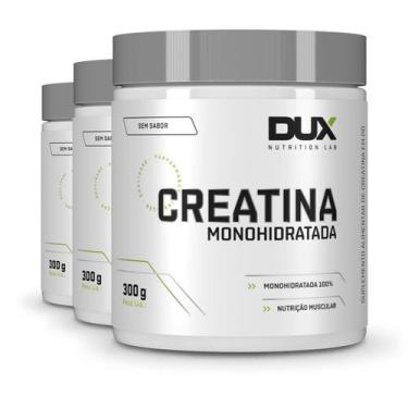Imagem de Kit 3 Creatina Monohidratada Dux Sem Sabor 300G - Dux Nutrition Lab