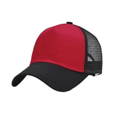 Imagem de Boné de Beisebol Snapback Curvo - Adulto, Malha, Verão, Hip Hop, Ajust