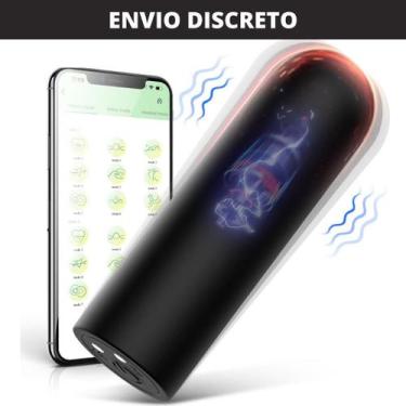 Imagem de Mini Vibrador Bullet por APP Estimulador Clitoriano Remoto 10 Modos de