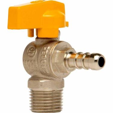 Imagem de Registro Esfera ANGULAR 1/2 NPT x 3/8 BM - Double-Lin