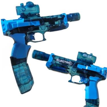 Imagem de Pistola De Água Elétrica Recarregável Automática Water Gun Brinquedo (Azul)