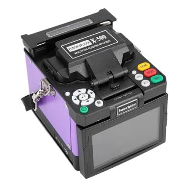 Imagem de Fibra Splicer, Fibra Automática de Fusão de de Soldagem óptica Splicing Machine Filamento Splicer Com Máquina de de de Tela LCD de 4,3 Polegadas para Ftth Fttx Projetos (Plugue UE)