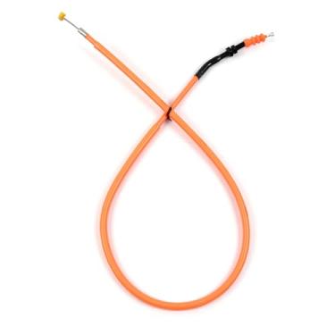 Imagem de Cabo de embreagem Arashi para Kawasaki Z800 2013-2015, linha de fio inoxidável e acessórios de substituição de motocicleta de borracha peças laranja