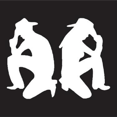 Imagem de Adesivo Decorativo Casal Cowboy e Cowgirl para carro caminhão caminhonete moto parede Country Chapéu rodeio vaquejada (BRANCO, 45x35,1cm)