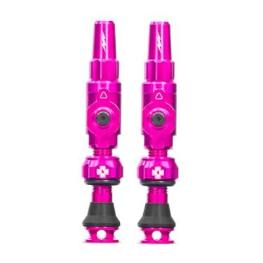 Imagem de Muc-Off Válvulas sem câmara Big Bore Lite, rosa 30 mm - Tampas de poeira projetadas com precisão para bicicletas com tecnologia revolucionária de fluxo de ar - Tampas de válvula Presta para bicicletas
