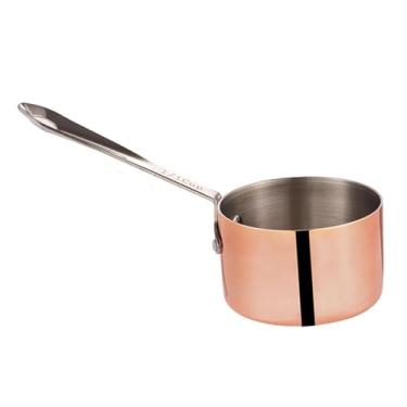 Imagem de ＫＬＫＣＭＳ Mini panela, servidor de molho, colher para molho, chocolate derretido, concha de cozinha, aquecedor e café, aquecedor de manteiga para, Rosa Ouro