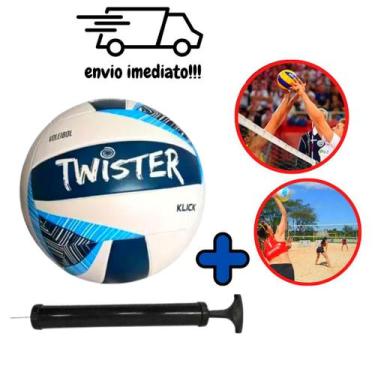 Imagem de Bola de Vôlei Quadra Praia Areia Oficial Treino Macia Voleibol + Bomba