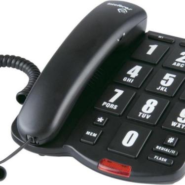 Imagem de Telefone C/ Fio Tok Fácil Preto Teclas Grandes 4000034 - INTELBRAS