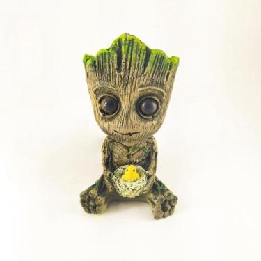 Imagem de Enfeite De Resina Para Aquário/suculenta - Baby Groot Ninho - fragata