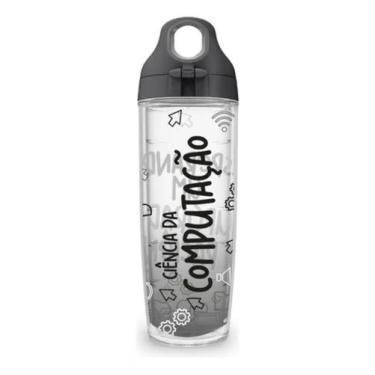 Imagem de Garrafa De Água Squeeze 600ml HX70 Profissões Ciência da Computação - 