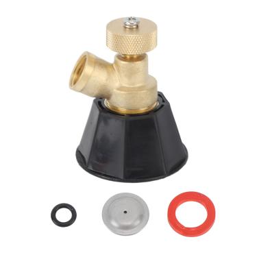 Imagem de Cffuvros G3/8 Irrigação Feminina Irrigação de Alta Pressão Pulverizador À Prova de Com Tampa À Prova de, Bico de Névoa Fina de Alta Pressão para Gramados, Jardins