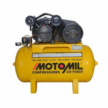 Imagem de Compressor de Ar Air Power Motomil CMV-10PL/150A - MONO, 220V