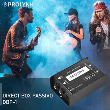 Imagem de Direct Box Passivo Prolynk DBP1, Caixa Direta para Instrumentos Musica