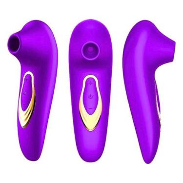 Imagem de Vibrador Sugador de Clitóris Recarregável 5 Modos de Estimulação Em Si