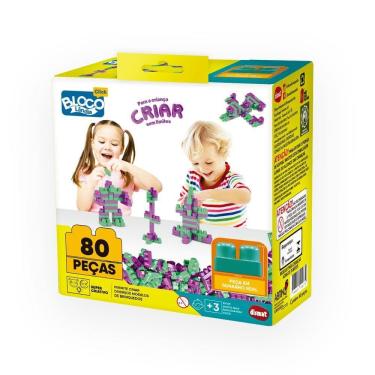 Imagem de Monta Mais Blocolândia Click 80 Peças - Dismat