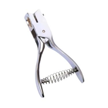 Imagem de shamjina Piculadores de orifício de orifício Hole, papelaria de gabinete de papel essencial para um único orifício de pente de poço Punhante de tags para