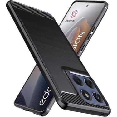 Imagem de Capa Case Fibra de Carbono Anti Impacto para Motorola Edge 60 Fusion Capinha Protetora Leve e Dur�vel - Danet (Preta)