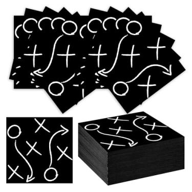 Imagem de Guardanapos de futebol, guardanapos de papel descartáveis para jantar de futebol, guardanapos de festa de futebol, decorações de festa de futebol para eventos esportivos de futebol, frenesi, tempo de