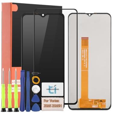 Imagem de Tela de substituição para Vortex ZG65 de 6,5 polegadas para Vortex ZG65 ZG65H CG65 Display LCD Touch Screen Digitalizador Assembléia com ferramentas de reparo (preto)