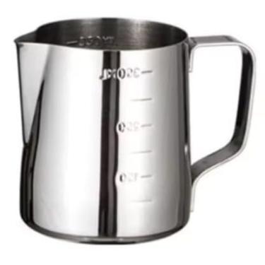 Imagem de Jarra Inox Pitcher Leiteira para Barista, 350ml, Ideal para Latte Art e Cappuccino, Base Arredondada