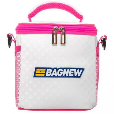 Imagem de Bolsa Térmica 2 Potes - Branca com Rosa Style Fashion - Padrão: Único 