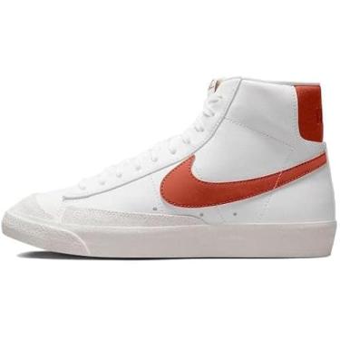 Imagem de Nike Blazer masculino Mid '77 Vintage Tênis, Branco/laranja mantra/vela/branco, 38
