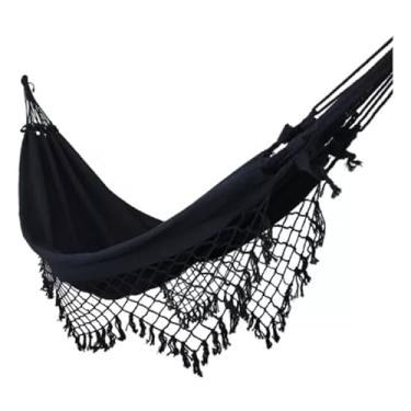 Imagem de Rede De Dormir Descanso Casal Decorativa (Preta)