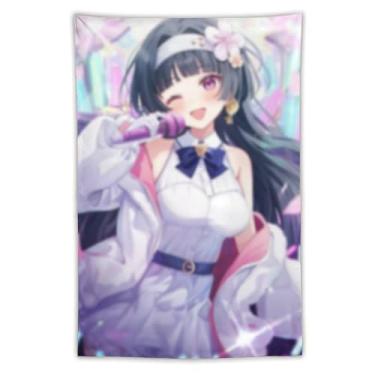 Imagem de LIEGBMEU Sexy Bikini Hot Anime Girl Tapeçaria 101.6 cm x 152.4 cm Interior Exterior Wall Quilt Art Decoração de Tapeçaria Caprichosa, AF187