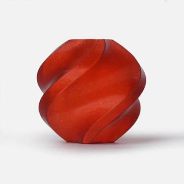 Imagem de Filamento 3d Bambu Lab Pla Sparkle 1kg 1,75mm com Carretel Reutilizável Vermelho Carmesim 13200