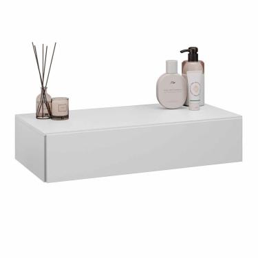 Imagem de Penteadeira Suspensa 60cm 1 Gaveta Carina Z34 Branco - Mpozenato