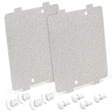 Imagem de WB39X10034 Capa de mica para guia de ondas de micro-ondas compatível com GE Microwave, substituição da tampa do guia de ondas substitui AP4980541, AH3486812, 9 x 10 cm, pacote com 2
