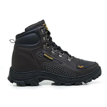 Imagem de Bota Coturno Adventure Original Brizon Impermeável Palmilha em Gel Confort Estilosa e Resistente (Marrom, BR, Adulto, Numérico, 42)