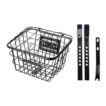 Imagem de RNXRZANK Cesta de Bicicleta Infantil, Peças de Ciclismo, Acessórios de Ciclismo, Cesta de Bicicleta Infantil para Compras, com capa