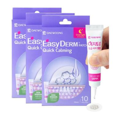Imagem de Adesivos para o cuidado da acne DeasyDerm Quick Calming Magnesium x30 
