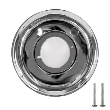 Imagem de Ryutain Substituição de escudo para válvulas Moen Posi-Temp 2510/2520/2570/2590 – Compatível com torneiras de banheira/chuveiro de uma manípula, acabamento cromado ABS, fácil instalação com ferragens