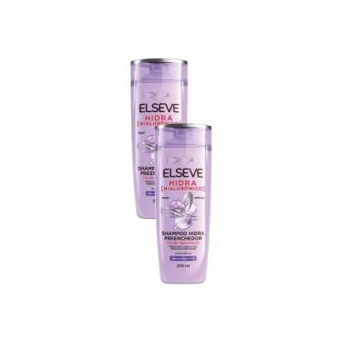 Imagem de Kit 2 Shampoo Preenchedor Elseve Hidra Hialurônico 200ml