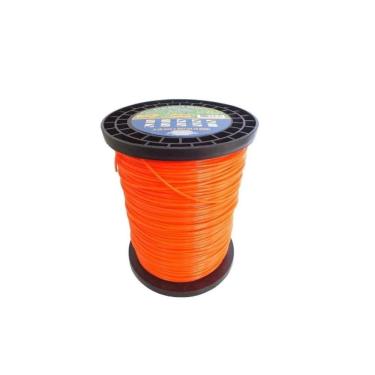 Imagem de Rolo Fio De Nylon 2.70Mm Laranja 307Mt 2Kg Para Roçadeira